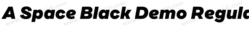 A Space Black Demo Regular字体转换